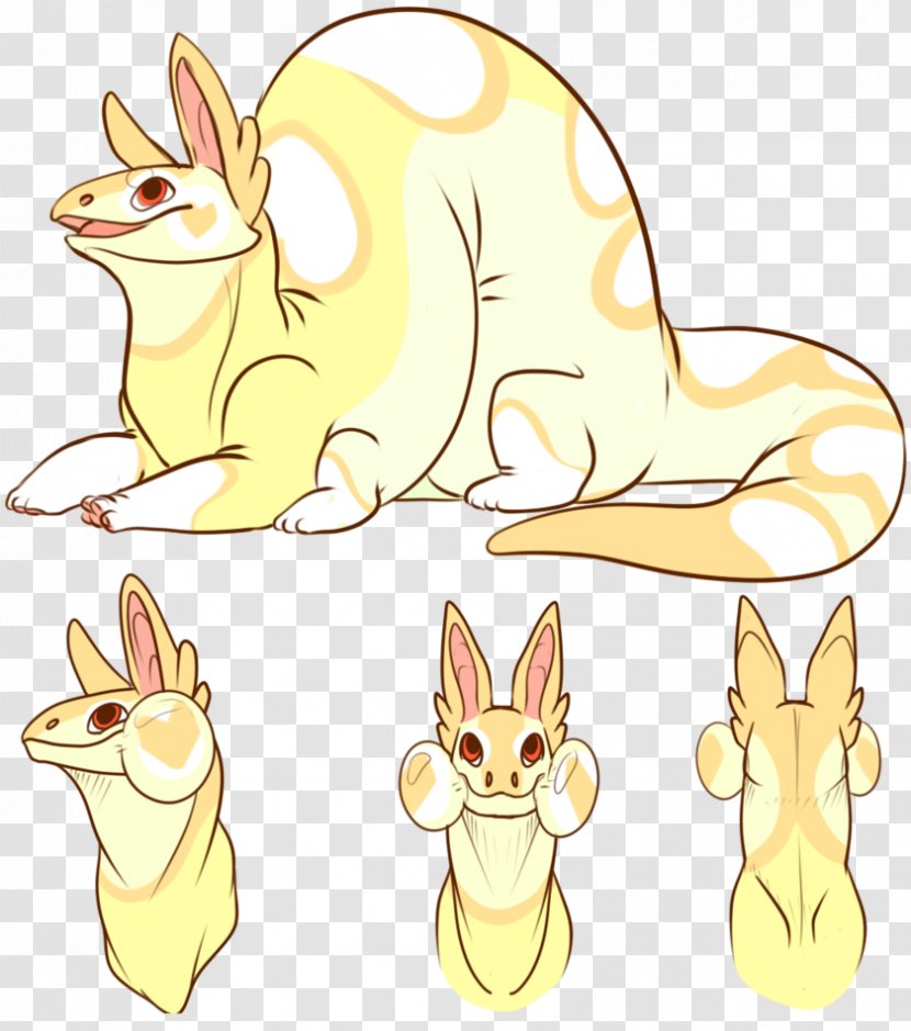 Domestic Rabbit Snake Hare Dragon Cat - Fantasy Transparent PNG