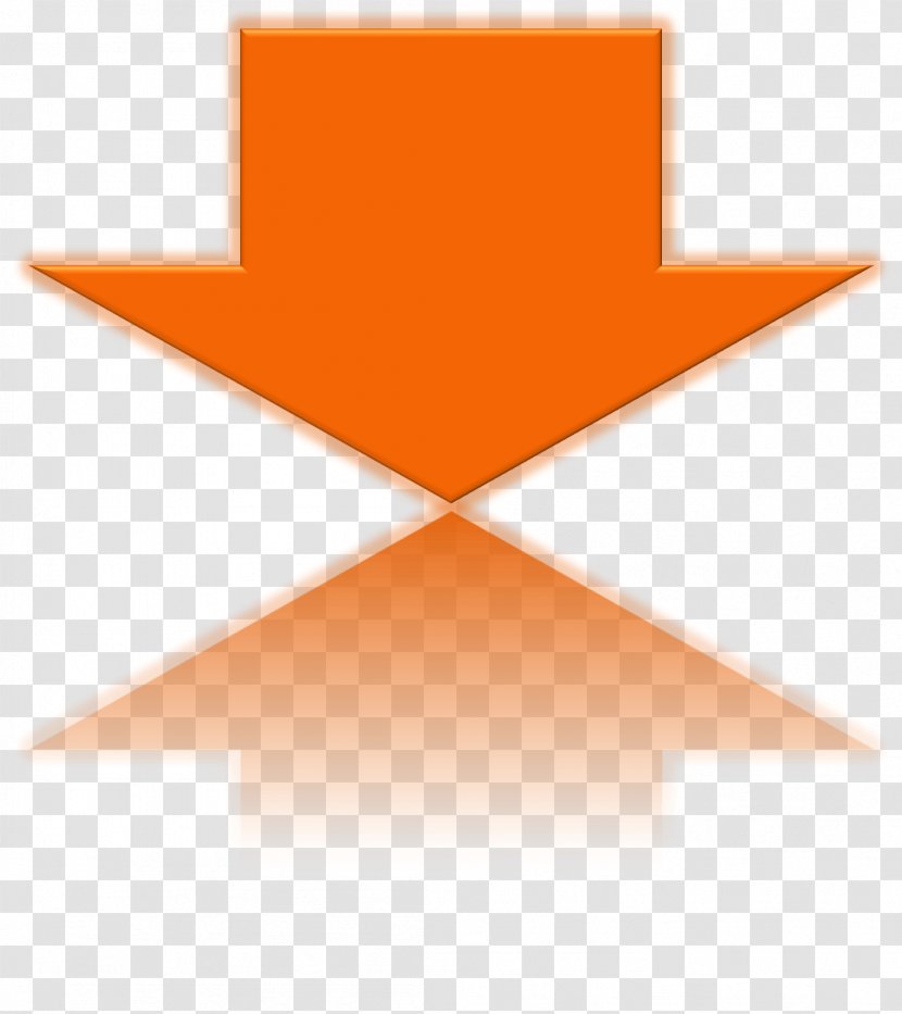 Line Angle Product Design Font - Orange - Arrow Transparent PNG