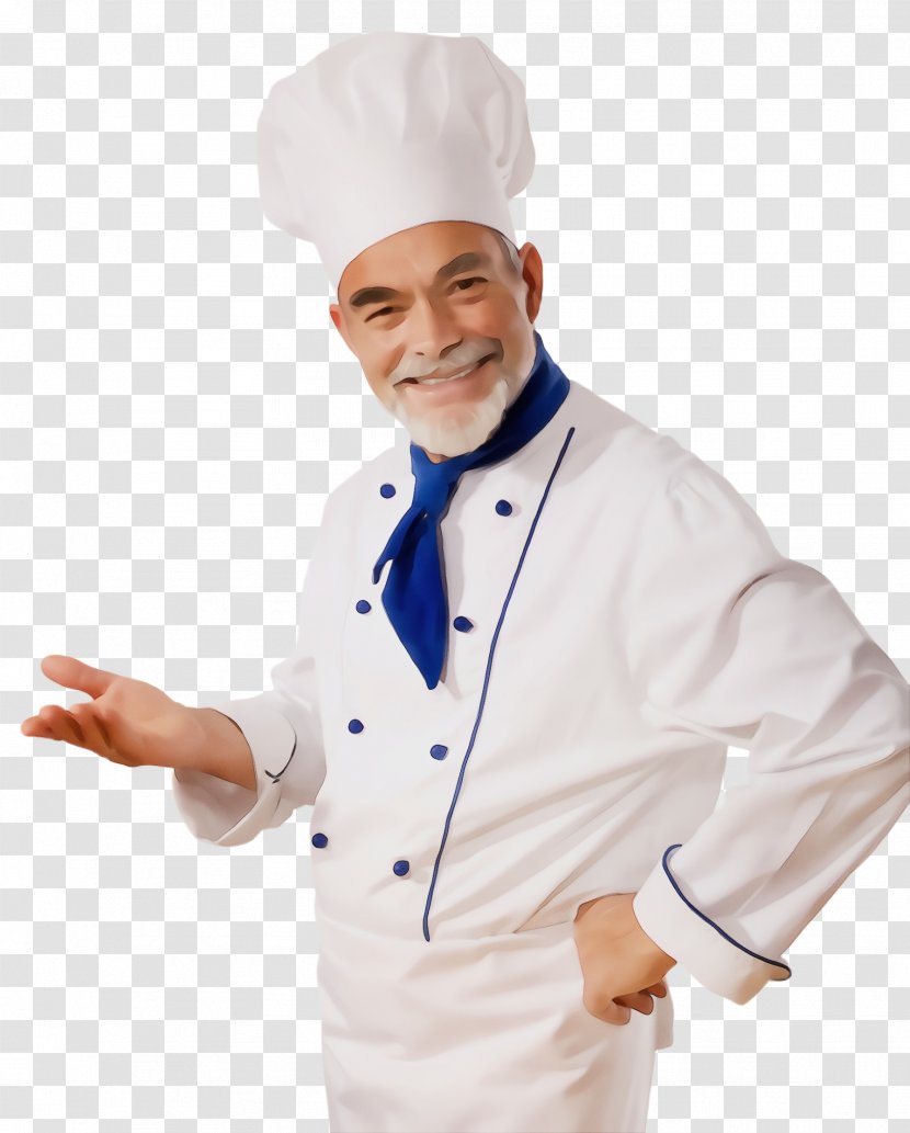 Cook Chef's Uniform Chief Chef - Gesture Baker Transparent PNG