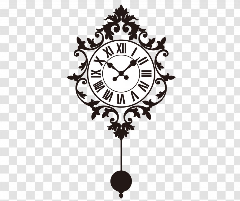 Wall Decal Clock Sticker - Vector Pendulum Transparent PNG