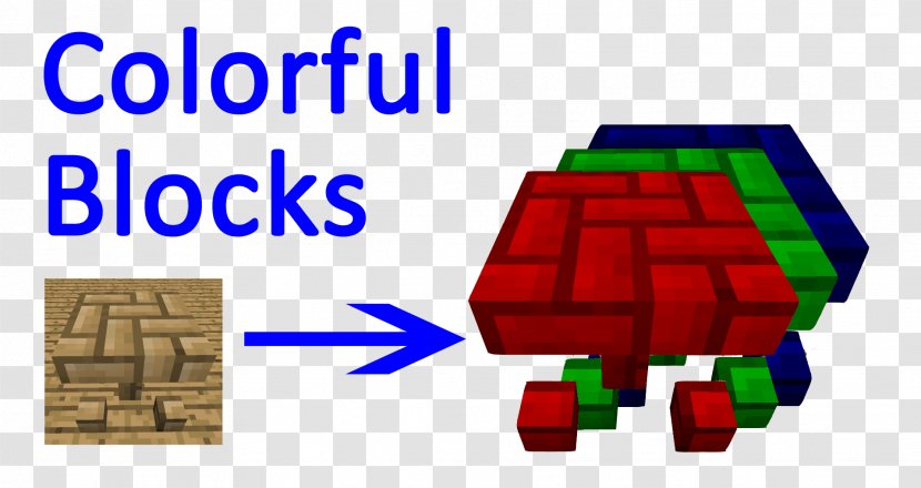 Minecraft Mods ColorfulBlocks Video Game - Colorfulblocks - Qn Transparent PNG