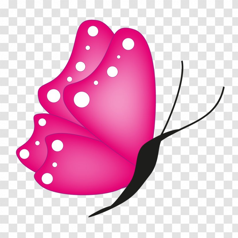 Pink Butterfly Magenta - Invertebrate - Saint Transparent PNG
