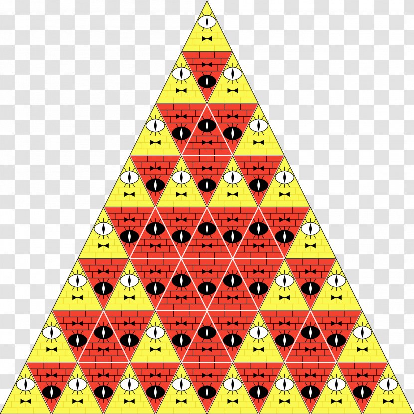 Sierpinski Triangle Bill Cipher 11 October Transparent PNG