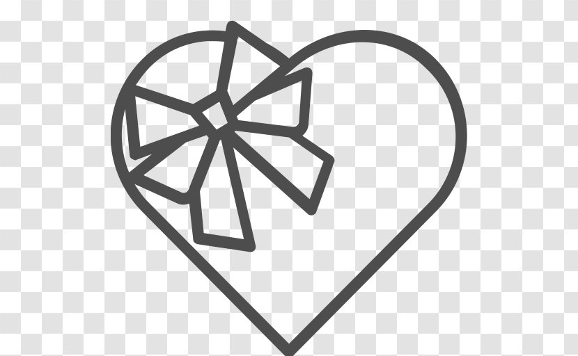 Heart Gift Computer Icons Valentine's Day - Monochrome - Shaped Pomegranate Transparent PNG
