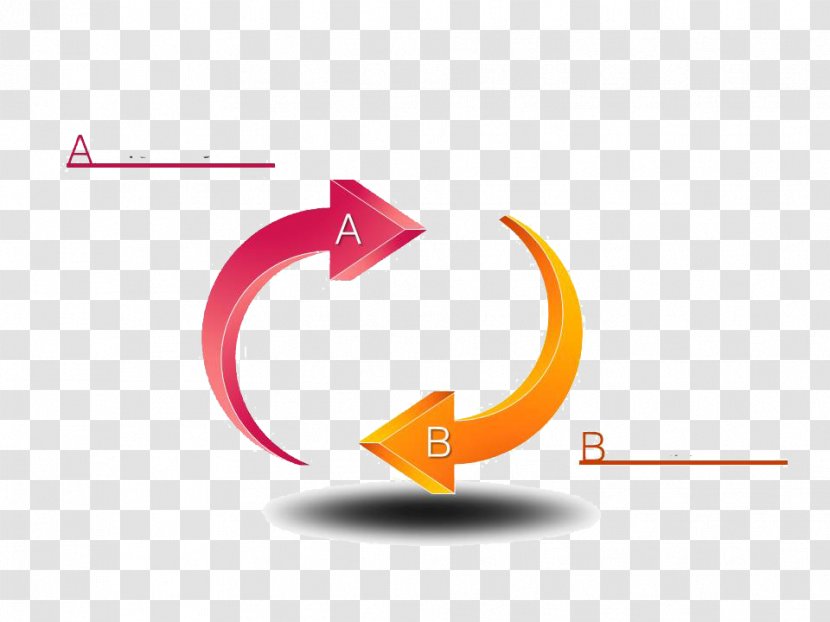 Chart Element Diagram - Orange - Two Things Depicted Ppt Transparent PNG