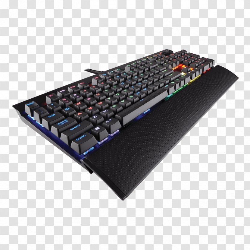 Computer Keyboard Corsair Gaming K70 Cherry MX RGB Rapidfire Speed (UK) RAPIDFIRE Mechanical Color Model - Electrical Switches Transparent PNG