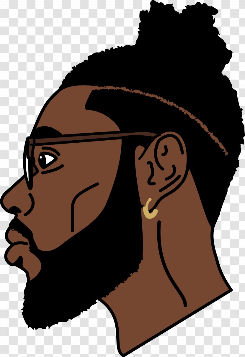 Face Nose Clip Art Visual Arts Illustration - Facial Hair - Juneteenth 2018 Transparent PNG