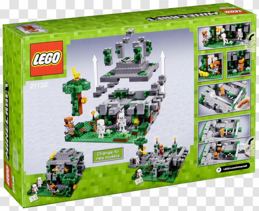 Lego Minecraft Temple Toy - 21132 The Jungle Transparent PNG
