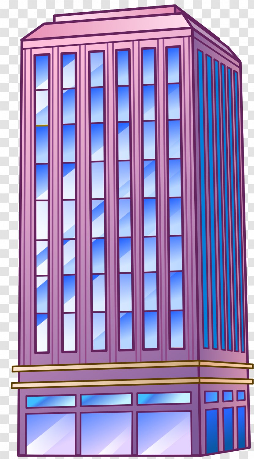 Building Facade Clip Art - Corporate Headquarters Transparent PNG
