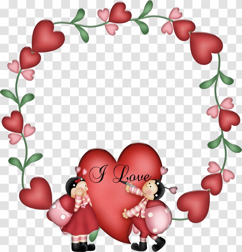 Valentine's Day Love Wedding Picture Frames Clip Art - Fictional Character - Lovely Text Transparent PNG