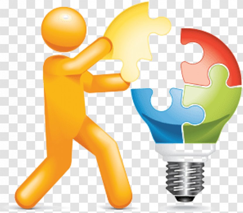 Light Bulb Cartoon - Gesture - Sharing Transparent PNG