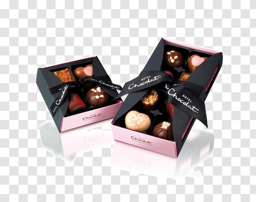 Chocolate Truffle Praline Bonbon Hotel Chocolat - Box Transparent PNG