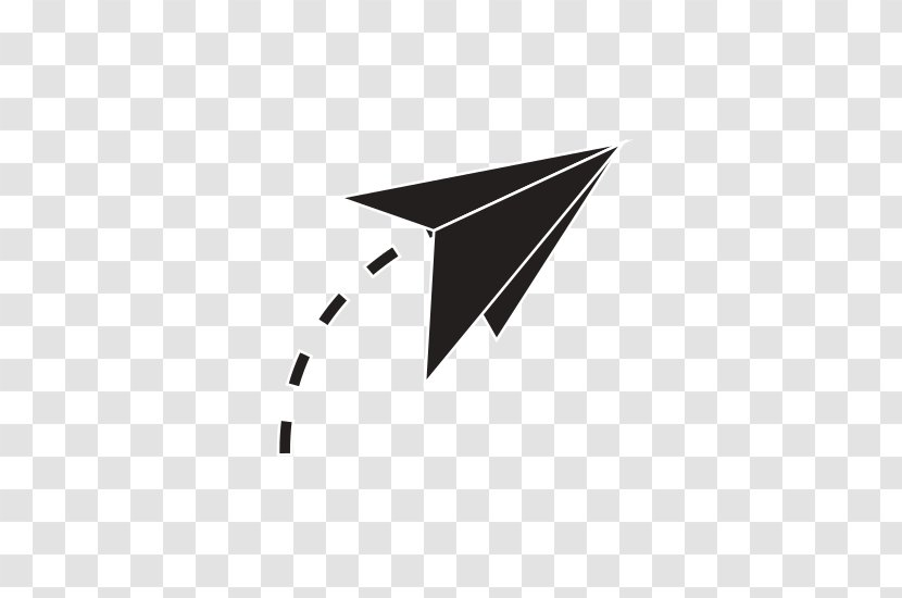 Airplane Paper Plane Illustration Silhouette - Symbol - Air Transparent PNG