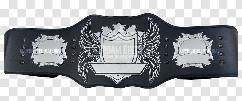Belt Brand - Black M - Championship Transparent PNG