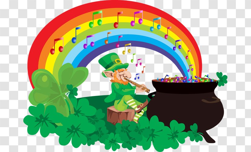 Leprechaun Rainbow St. Patrick's Day Activities Saint Clip Art Transparent PNG