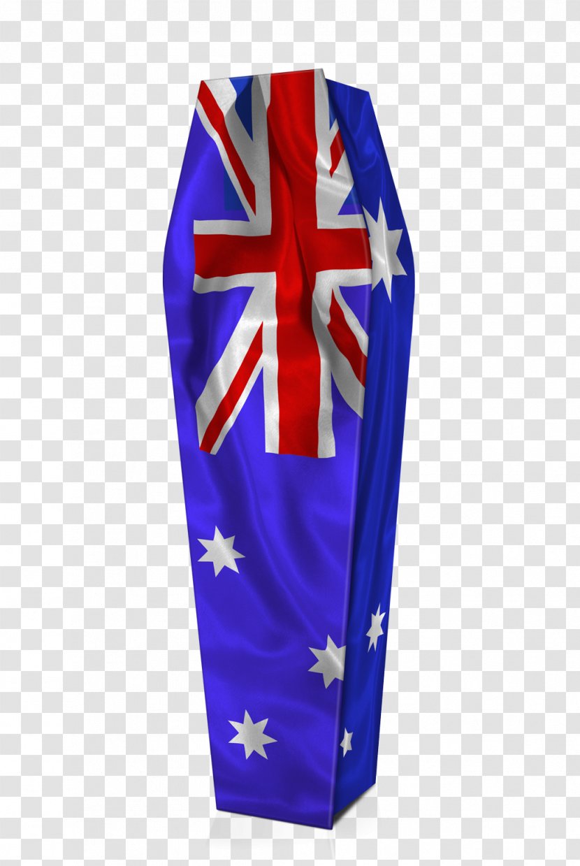 Cobalt Blue Butterfly Coffin Flag Of Australia - Desert Transparent PNG