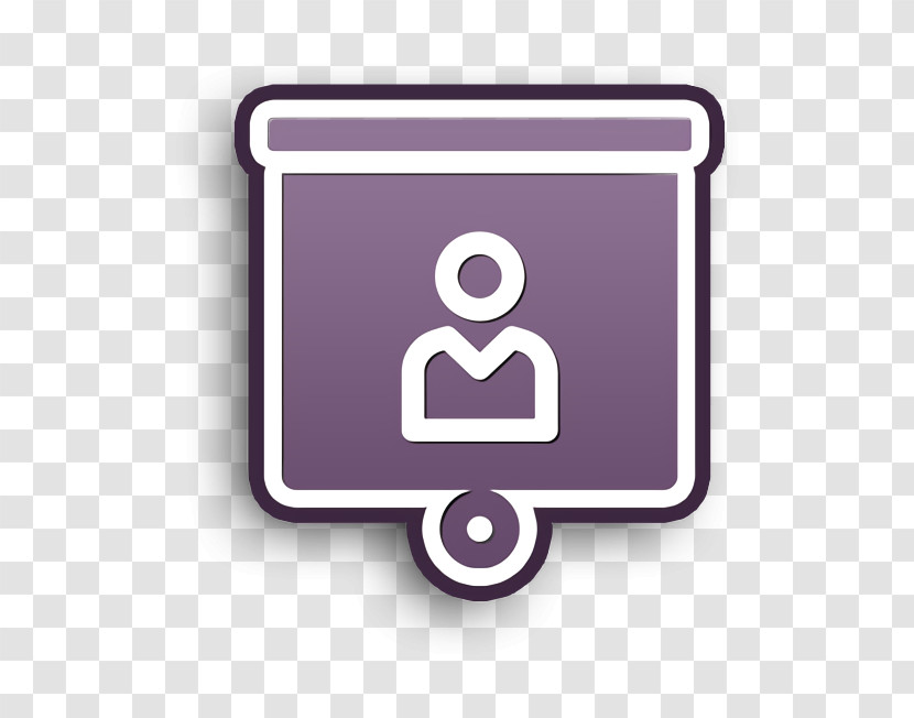 Presentation Icon Filled Management Elements Icon Transparent PNG