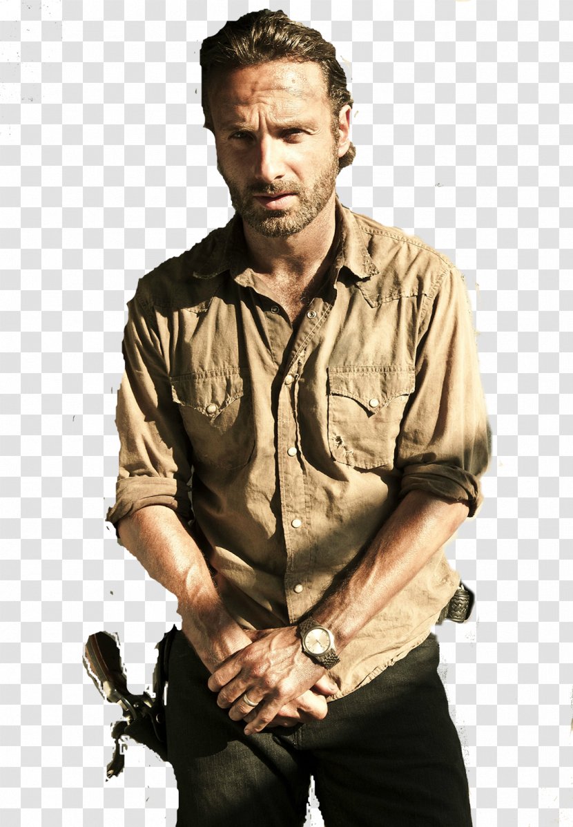 Andrew Lincoln Rick Grimes The Walking Dead Carl Negan - Television Show Transparent PNG