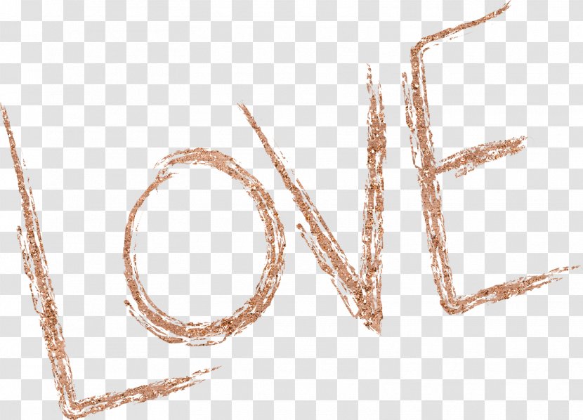 Toy - Chain - Love Gold Transparent PNG