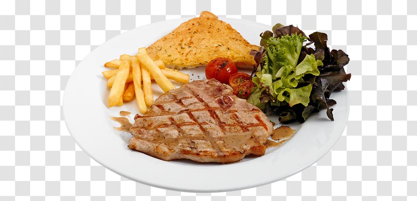 French Fries European Cuisine Thai Curry Full Breakfast Steak Frites - Food - Bacon Transparent PNG
