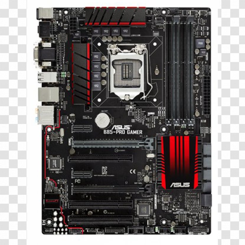 Intel Motherboard LGA 1150 ASUS B85-PRO GAMER - Computer Case Transparent PNG