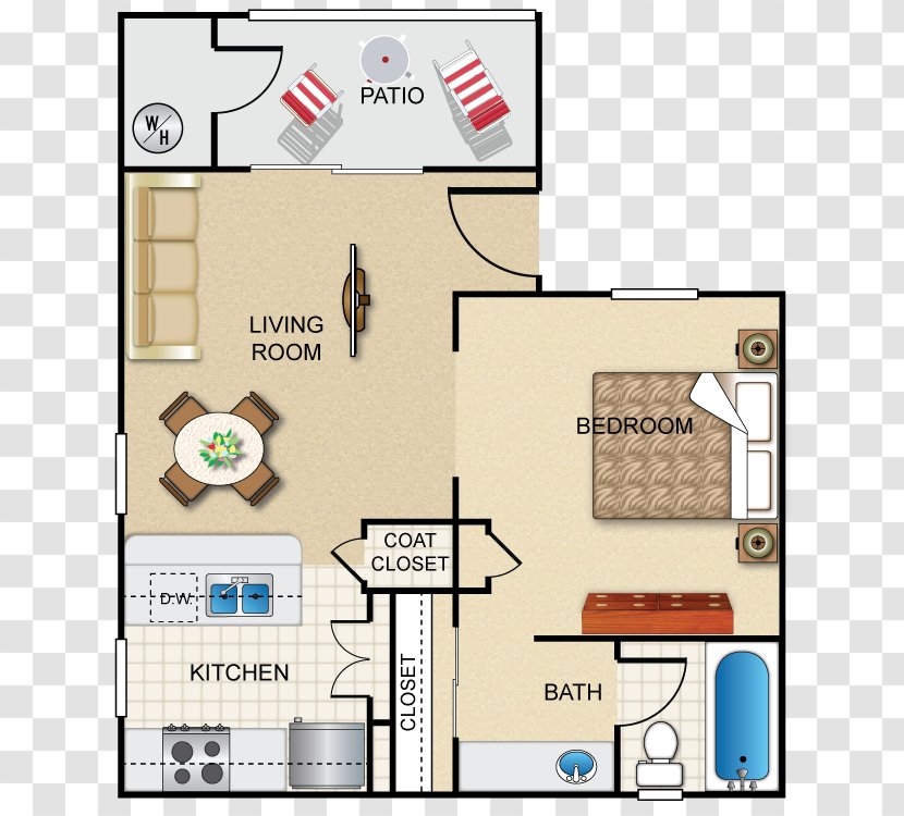 Villas Aliento Apartment Homes Floor Plan Renting Transparent PNG