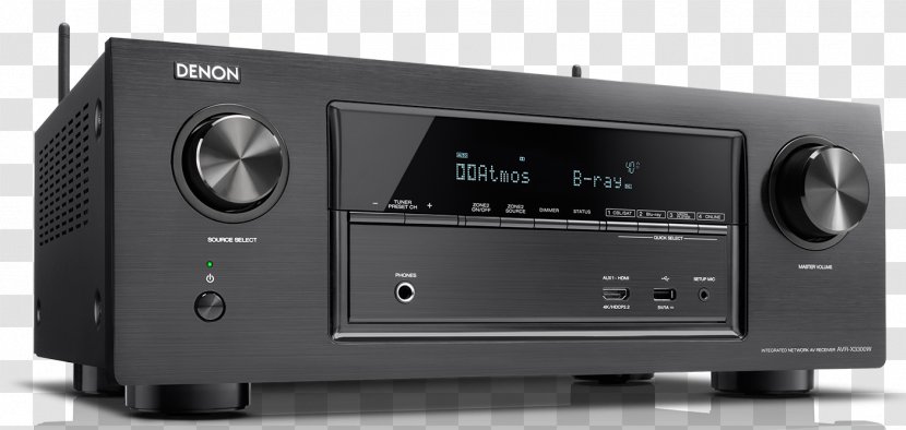 Denon AVR-X3400H 7.2 Channel AV Receiver AVR X3400H Dolby Atmos - Multimedia - Avr X4400h Transparent PNG