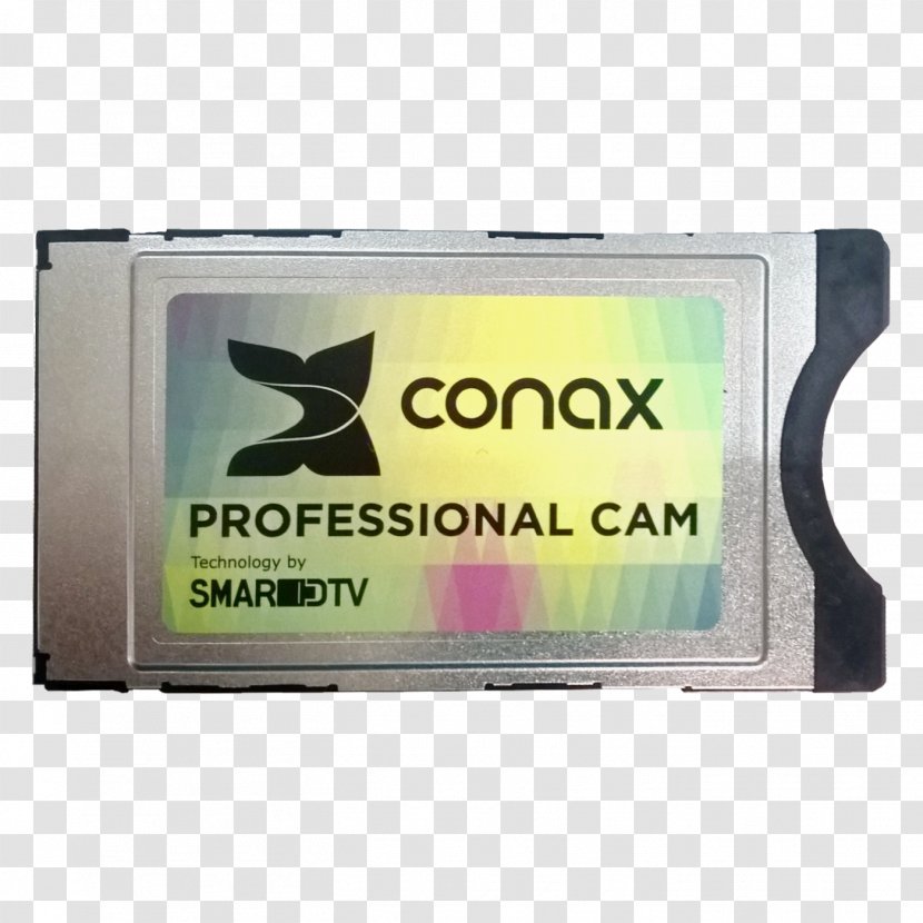 Smit 845621 CI-CAM Receiver Module With Conax Decoding System Electronics Yellow Product - Electronic Device - Liflet Transparent PNG