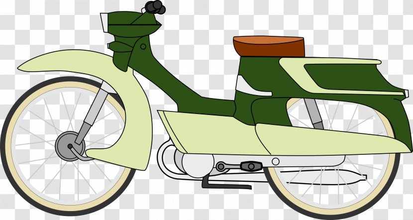Scooter Motorcycle Underbone Vehicle - Bicycle Wheel Transparent PNG