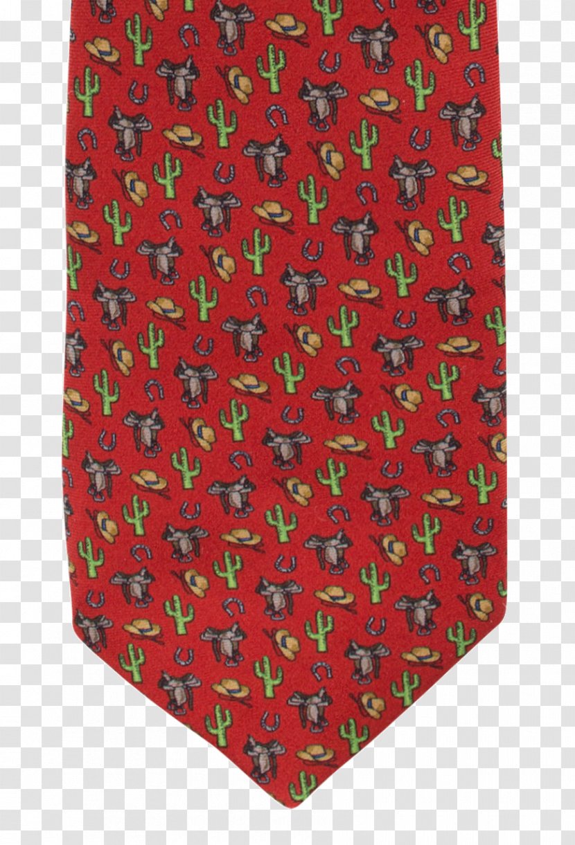 Red Silk Poppy Necktie Gift - Tie Transparent PNG
