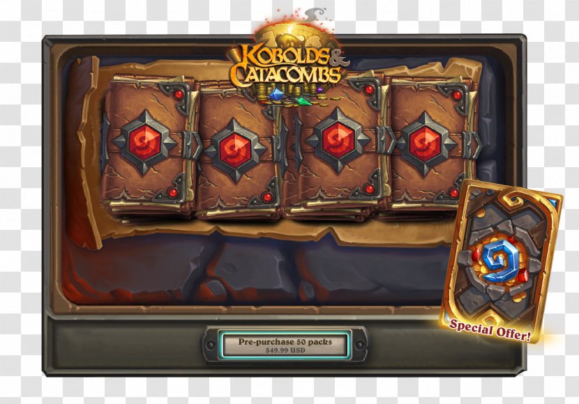Hearthstone Kobold Catacombs Digital Collectible Card Game - Games Transparent PNG