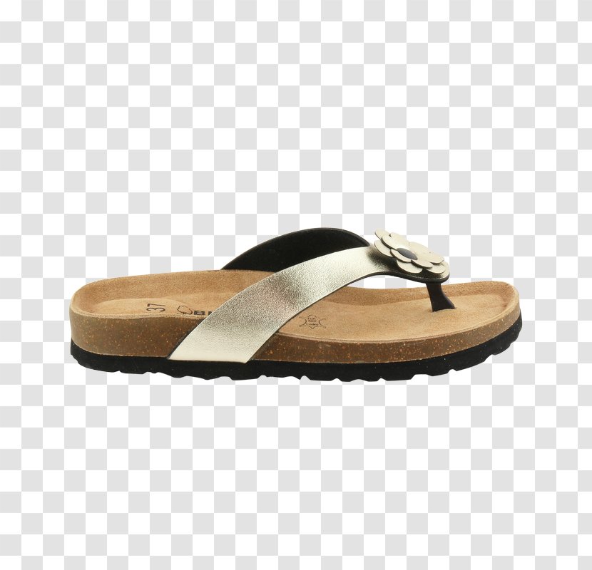 Flip-flops Sandal Slide Shoe Walking - Beige Transparent PNG