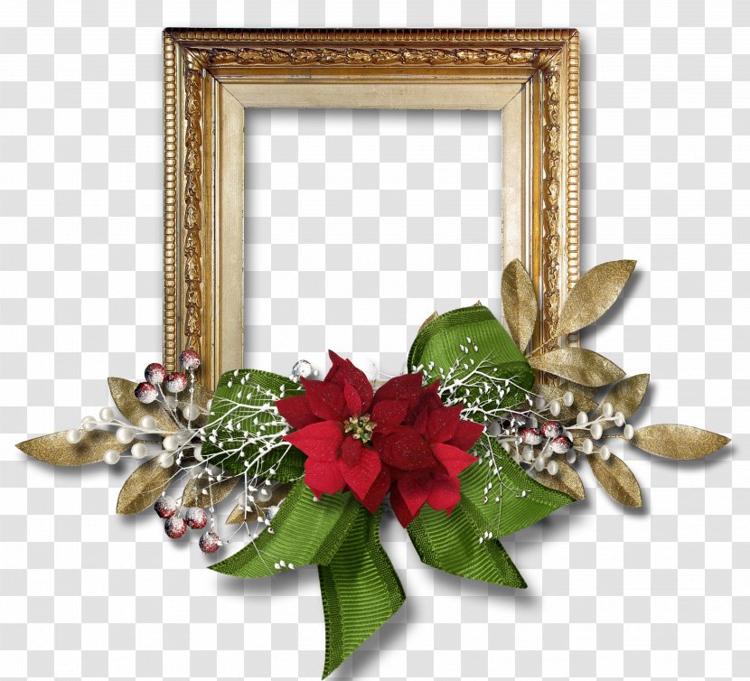 Prasanthi Nilayam Christmas Clip Art - Wreath - Rose Border Frame Transparent PNG
