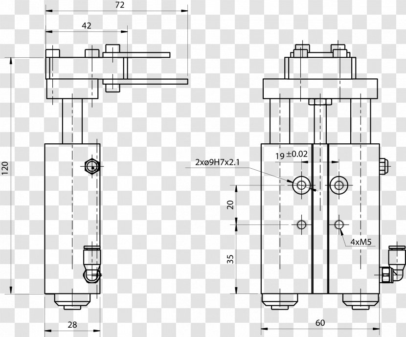 Technical Drawing Diagram Floor Plan - Design Transparent PNG