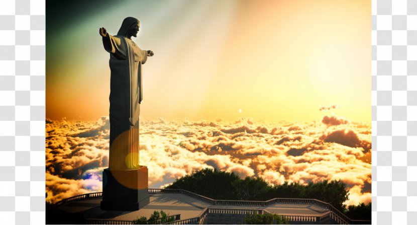 Christ The Redeemer Corcovado Art - Heat - Photography Transparent PNG