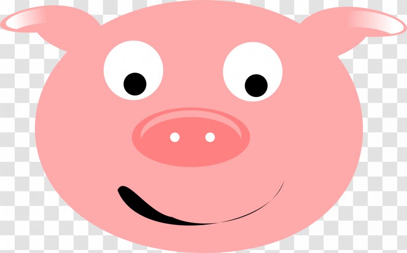 Domestic Pig Vertebrate Snout Facial Expression Nose - Mammal Transparent PNG