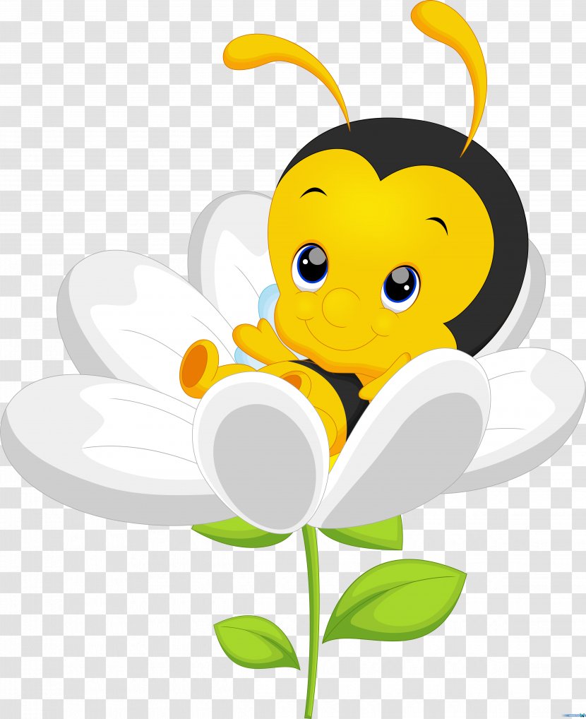 Bee Royalty-free Drawing - Royaltyfree - Honey Transparent PNG