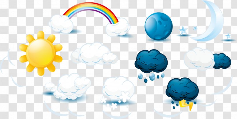 Weather Forecasting Cloud - Snow - Vector Software Transparent PNG