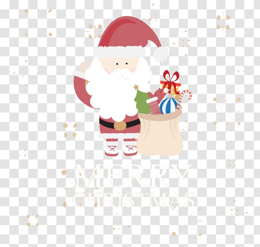 Christmas Ornament Santa Claus Tree - Decoration - With Gifts Vector Material Transparent PNG