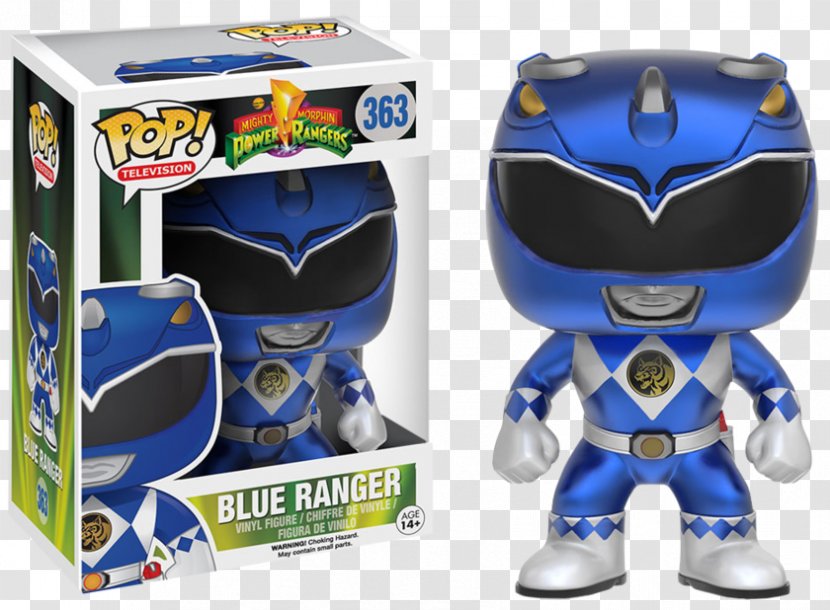 Billy Cranston Funko Power Rangers Action & Toy Figures - White Ranger - Metalic Blue Transparent PNG