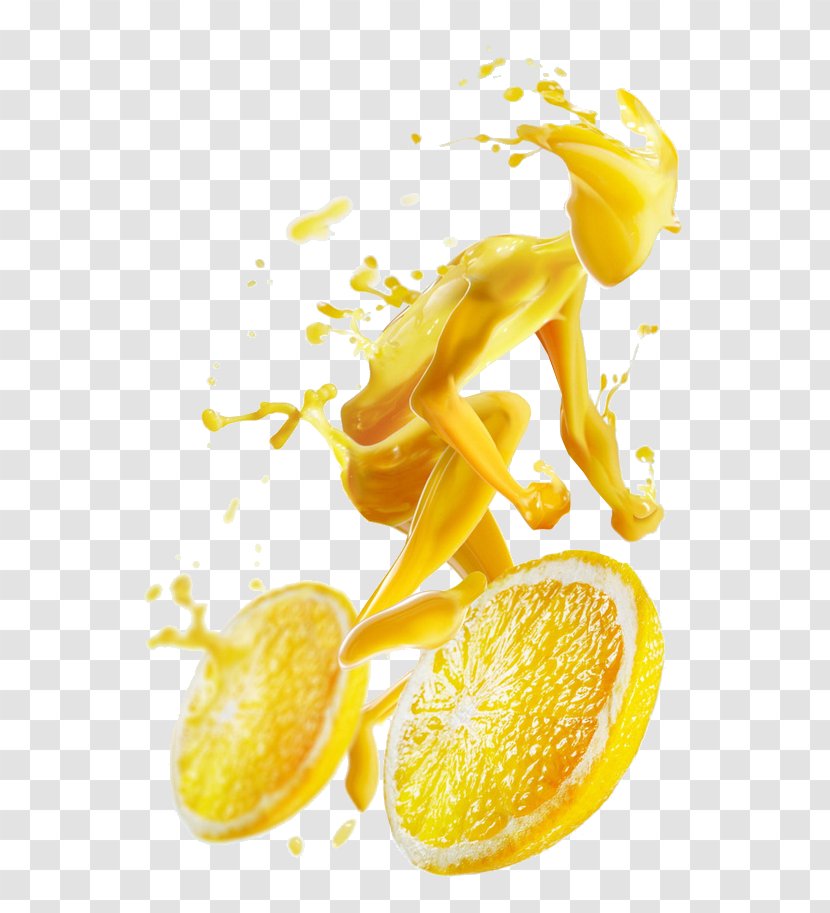 Orange Juice Cocktail Lemon Grapefruit - Citrus - Creative Advertising Transparent PNG