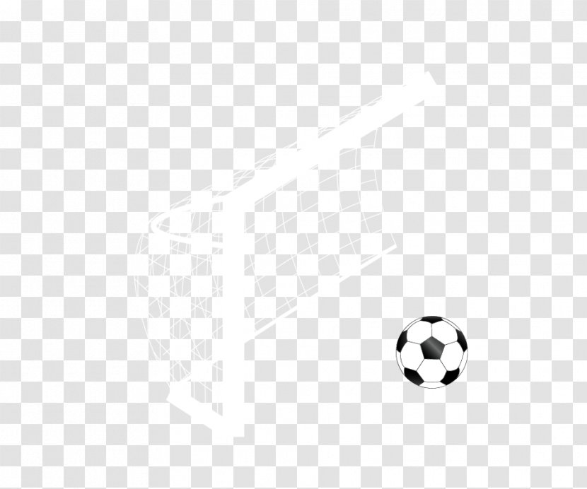 Black And White Pattern - Football Transparent PNG