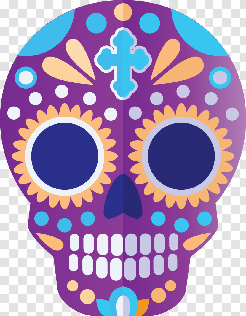 Skull Mexico Sugar Skull Traditional Skull Transparent PNG