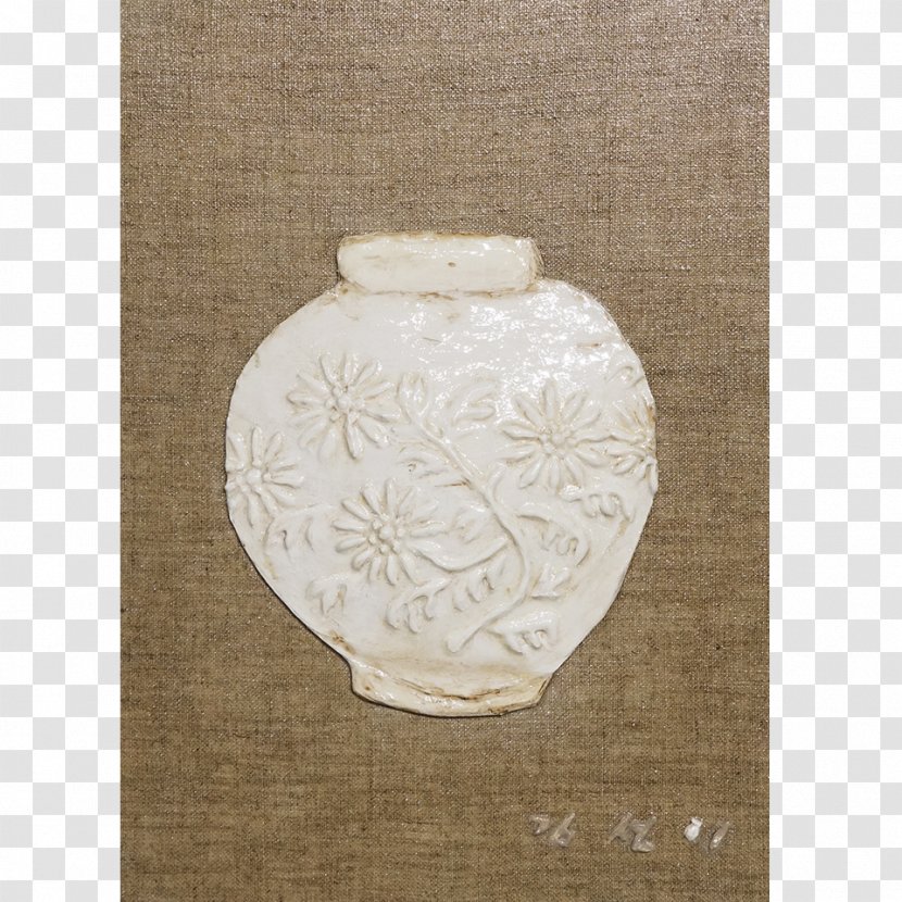 Moon Jar Joseon White Porcelain Ceramic Buncheong - Vase - Artifact Transparent PNG