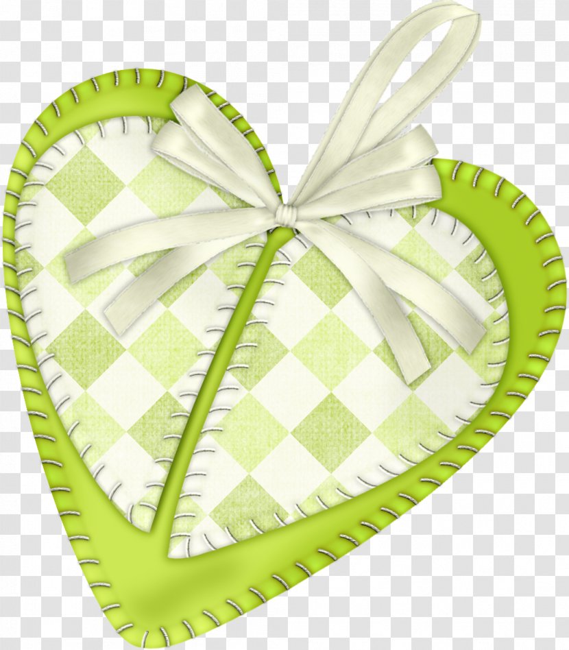 Heart Ribbon Love Afectividad - Green Transparent PNG