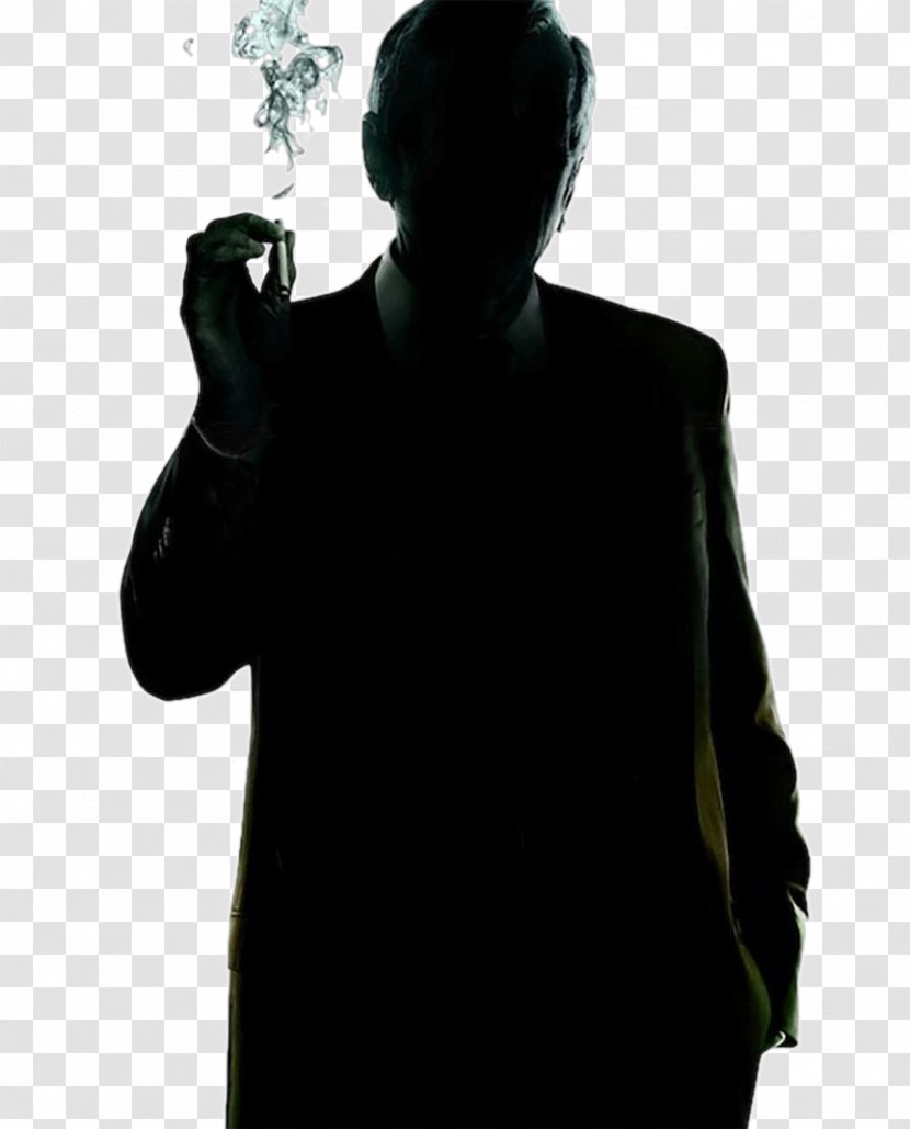 Cigarette Smoking Man Dana Scully Fox Mulder Poster Television Show - Chris Carter - Smiling Silhouette Transparent PNG
