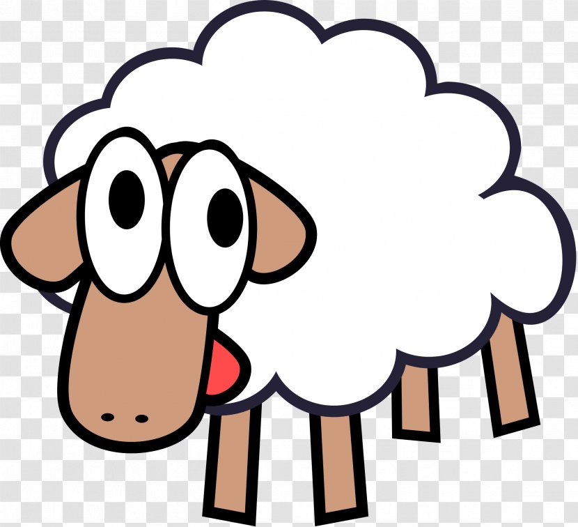 Sheep Lamb And Mutton Cartoon Clip Art - Frame - Pictures Cartoons Transparent PNG