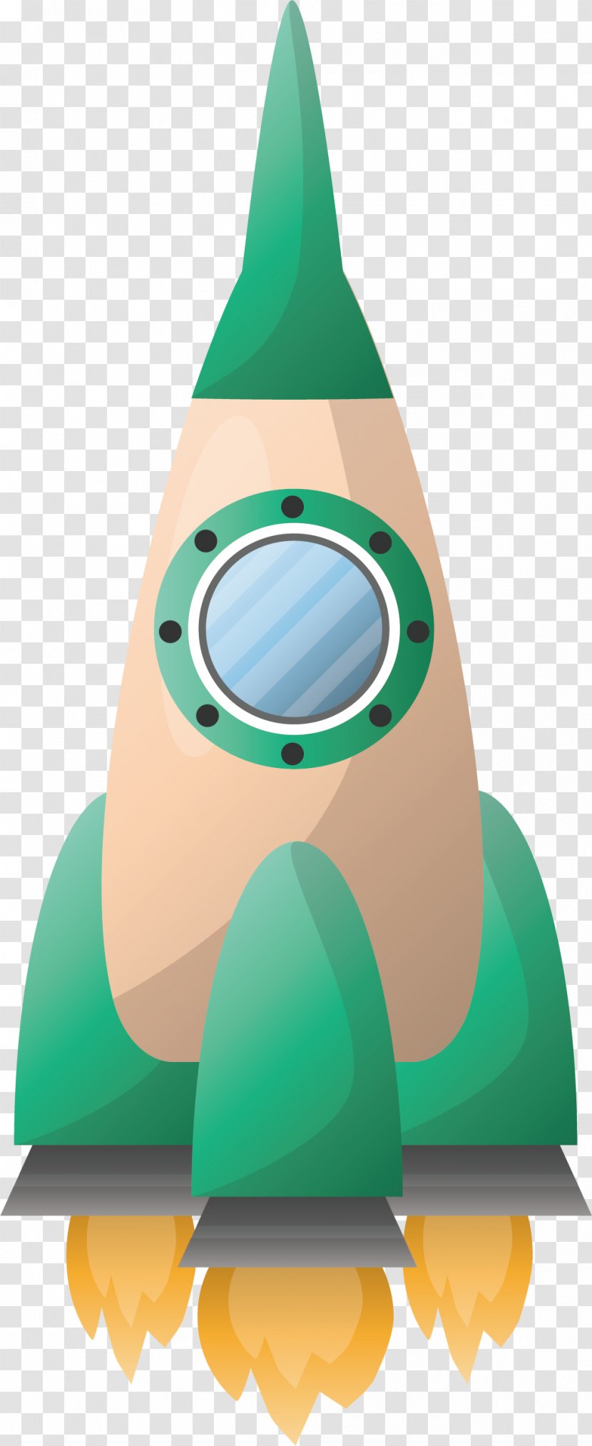 Rocket Spacecraft Illustration - Cartoon Ship Transparent PNG