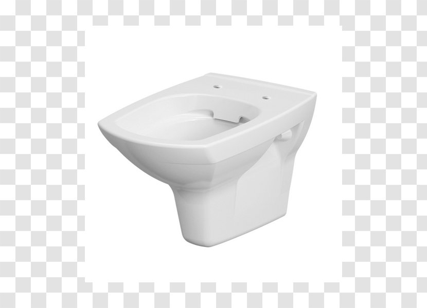 Flush Toilet Cersanit Romanceram Sink - Lid Transparent PNG