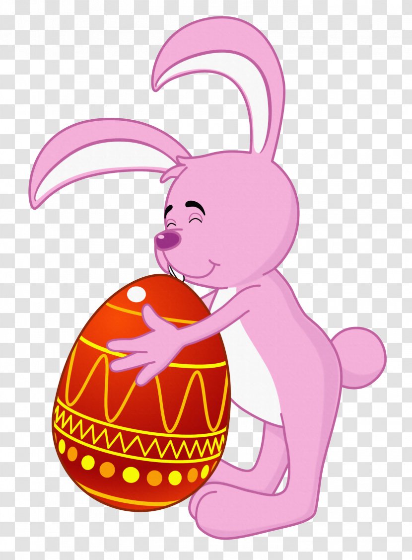 Easter Bunny Clip Art - Transparent Clipart Transparent PNG